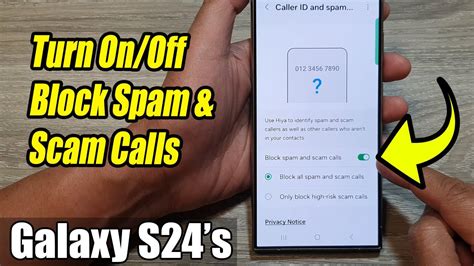 spamverdacht samsung|Block Spam & Scam Calls on Galaxy S24/S24+: Turn On/Off